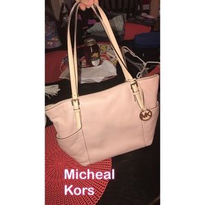 Michael Kors Tote Bag Jet Set Leather